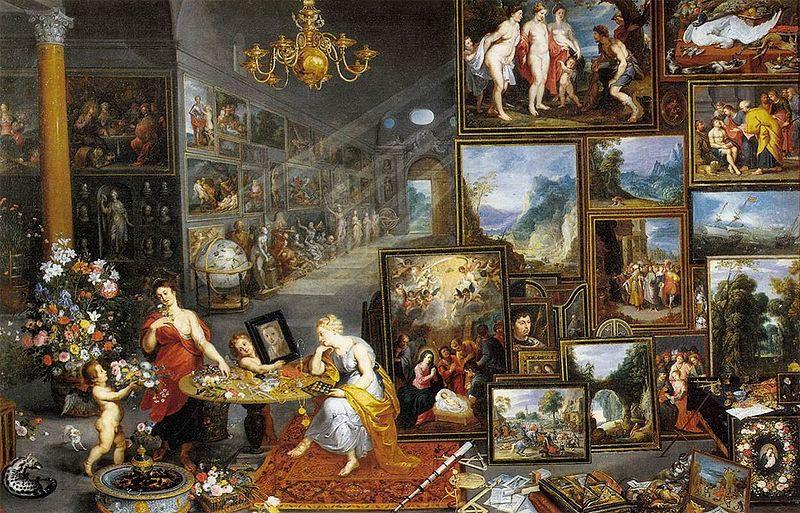 Jan Brueghel The Elder Allegory of Sight and Smell Norge oil painting art